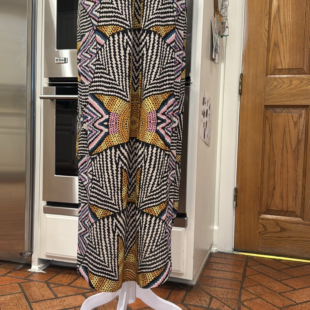 Mara Hoffman - Geometric Patterned Sunrise Sleeveless Shirtdress - Size: Small - Picture 8 of 8